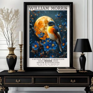 William Morris  Birds  Print, William Morris Exhibition Print, High quality poster, William Morris Poster, Vintage Morris Wall Art (B1_05)