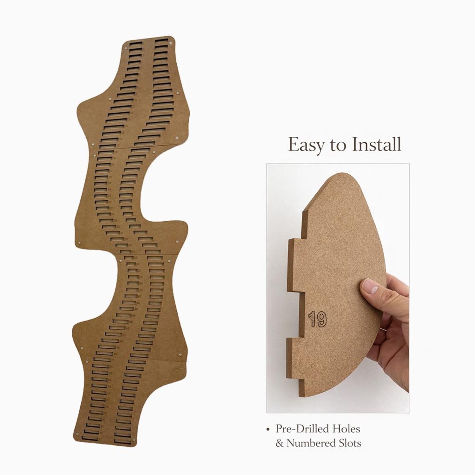 Parametric Wall Art | Vertical 3D Acoustic Panel | Large Wall Hangings ...