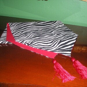 Black and White Zebra Animal Print Wildlife Cotton Table Runner Backed ...