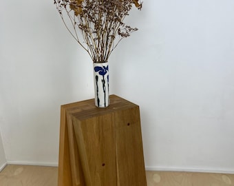 TIDAL (recycled sheet version). Stool, side table, plinth or foot rest. Each piece totally unique and 100% recycled