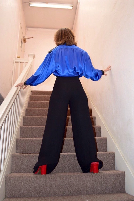 Italian Designer Amuletti Pants - wide-legged trou
