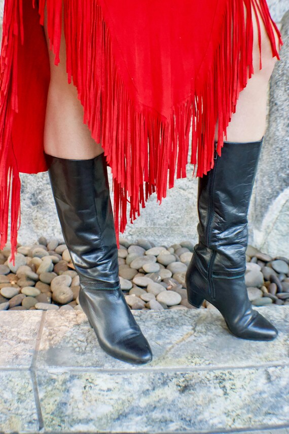 Bally Lizard Skin Boots - 1980's vintage boots - b
