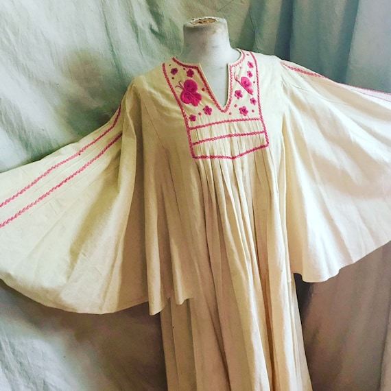 Mexican Butterfly Dress - 1930s vintage dress - bo