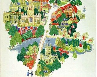 Affiche Ancienne British Rail Nottingham - Reproduction A3/A2/A1, Décoration Murale Vintage UK