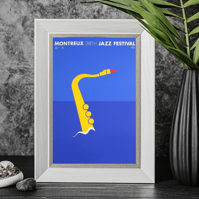 Vintage 1994 Montreux Jazz Festival Poster Print A3/a4 - Etsy