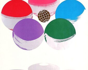 Vintage Osaka Expo 70 Tourism Poster Print A3/a4 - Etsy
