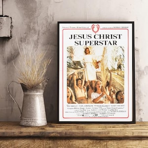 Vintage jesus christ superstar movie poster a3/a4