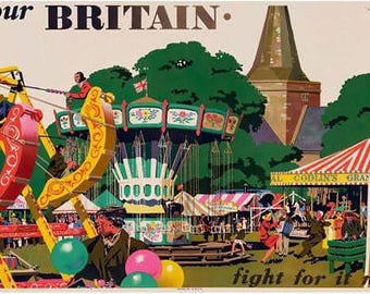 Ein vintage kriegerisches britisches Poster Reprint a3/a4