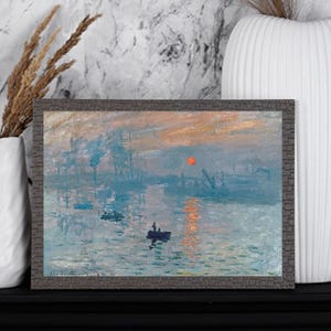 Impressions sunrise by claude monet a3/a2/a1 art print/canvas