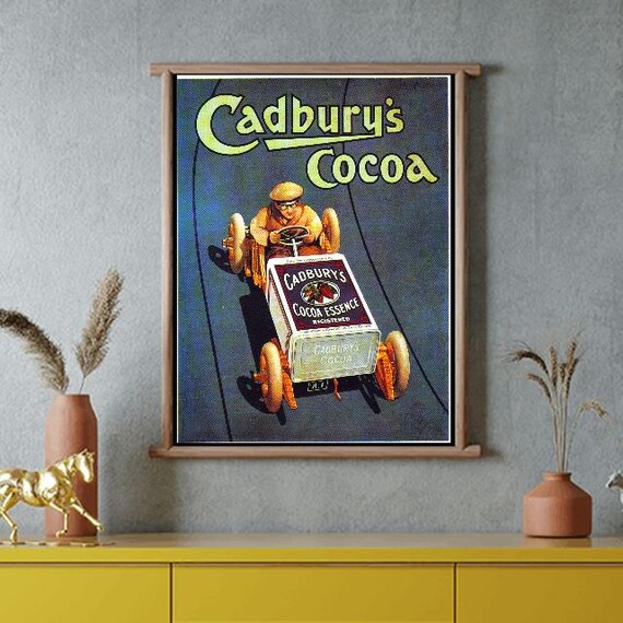 1920's Cadbury Cocoa Advertisement Poster Print A3/a4 - Etsy