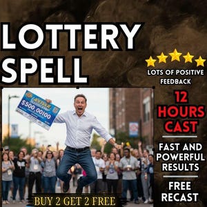 WIN LOTTERY SPELL | Lucky Number | Lotto Spell | Money Spell | Lottery Luck | Financial Freedom | Money Ritual | Win the Powerball