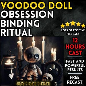 VOODOO DOLL OBSESSION Binding Ritual | Love Binding | Obsession Spell | Emotion Control | Passion Spell | Relationship Fix | Soul Connection