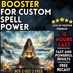 CUSTOM SPELLS BOOSTER | Rapid Booster | Instant Manifestation | Success Accelerator | Energy Surge | Spell Amplifier