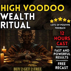 High VOODOO WEALTH RITUAL | Wealth Spell | Financial Abundance | Prosperity Magic | Money Attraction | Success Ritual