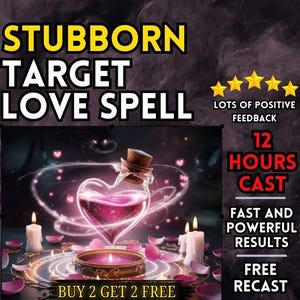 Powerful STUBBORN TARGET LOVE Spell | Obsession Spell | Sex Lust Spell | Binding Love | Same-Day Casting | Love Potion | Attraction Spell