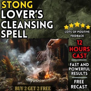 Strong LOVER’S CLEANSING SPELL | Curse Removal | Relationship Cleanse | Purification Spell | Energy Healing | Aura Cleansing