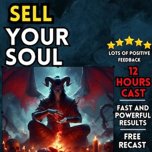 Sell Your Soul Spell | Unlock Limitless Possibilities with Lucifer&#39;s Pact | Selling Your Soul | Pact with Lucifer | Satanic Deal