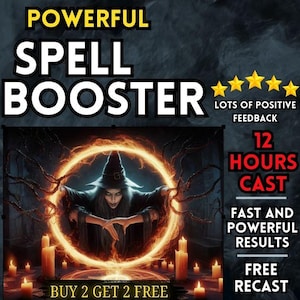 POWERFUL SPELL BOOSTER | Premium Spell Booster | Spell Booster Cast | Strengthen the Effects of All Spells | Fast Spell Booster