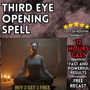 THIRD EYE OPENING Spell | Psychic Abilities | Clairsentience | Activate Third Eye | See Spirits|Astral Travel |Divination |Third Eye Chakra