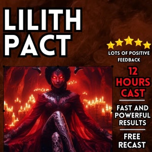 Lilith-Demon Pact Spell | Lilith Ritual Pact | Personalized Spell | Lilith Love Pact | Pact with Lilith