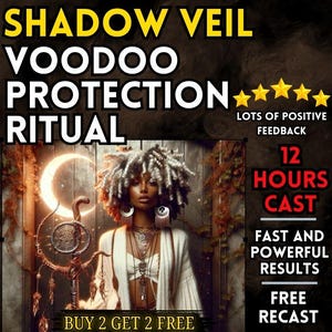 Shadow VEIL VOODOO PROTECTION Ritual | Spiritual Shield | Energy Defense | Negative Block Removal | Dark Energy Protection