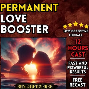 PERMANENT LOVE BOOSTER | Obsession Spell | Love Spell | Sex Spell | Booster Spell | Beauty Spell | Protection Spell