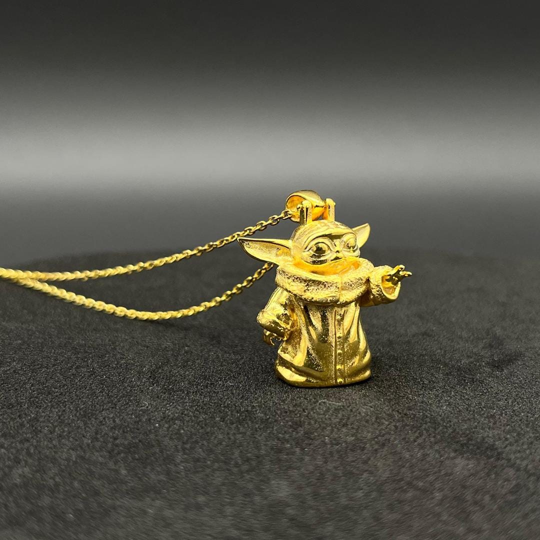 Yoda Star Wars Jewellery Sterling Silver Master Yoda Necklace