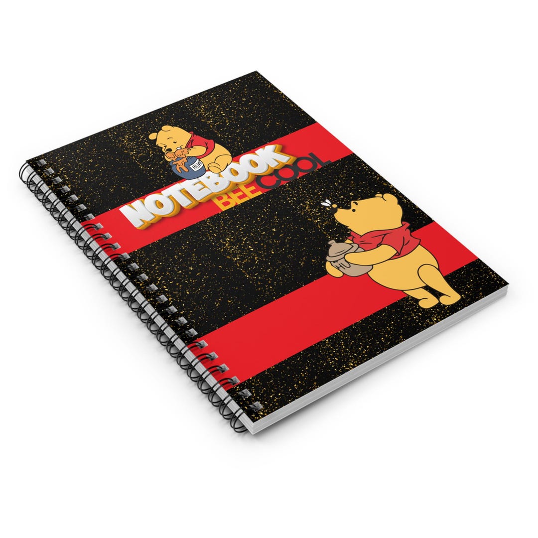 Winnie the Pooh Spiral Notebook Ruled Line - Etsy