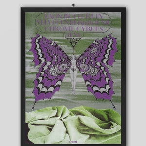 Velvet Underground, Iron Butterfly, 1968, Avalon Ballroom, São Francisco, pôster de show vintage. Pôster musical. Pôster vintage. Pôster de show.