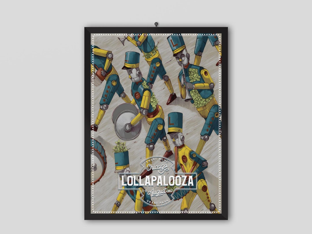 ロラパルーザ　ポスター　vintage 90s ロラパルーザ 1994 カーソン シルクスクリーン ヴィンテージ