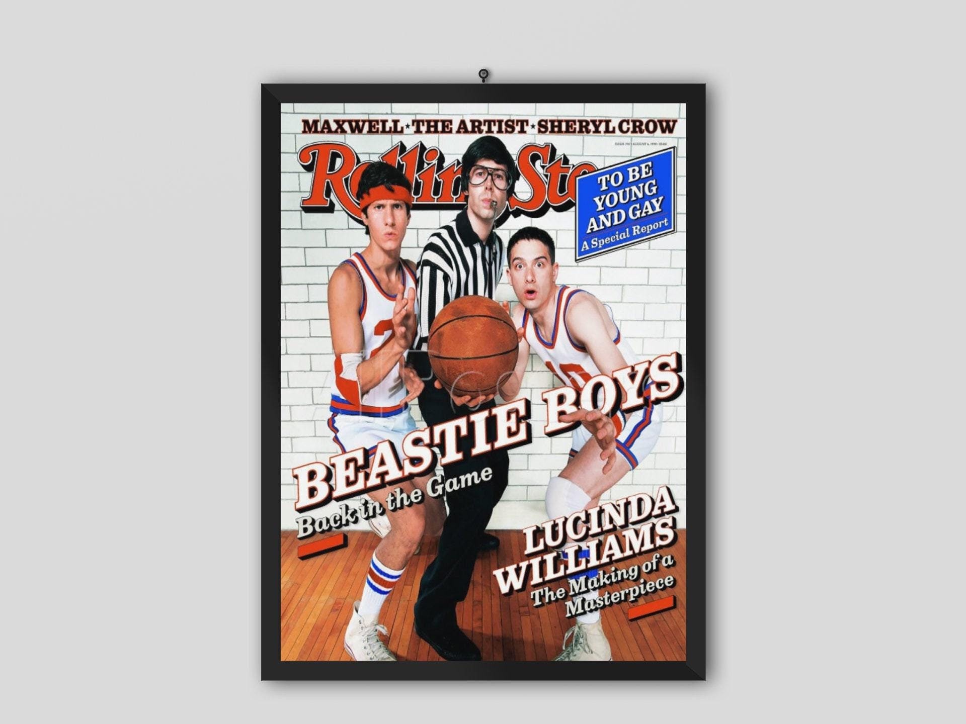 ビースティ・ボーイズ 1998 スピン アダム・ヤウチ米国版プロモポスター Spin - Adrock Poster | Beastie Boys - September 1998 Spin Ma