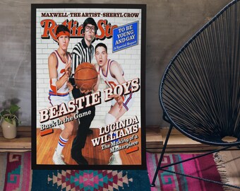 Beastie Boys 1998 the Rolling Stone Cover Promo Poster. Rare