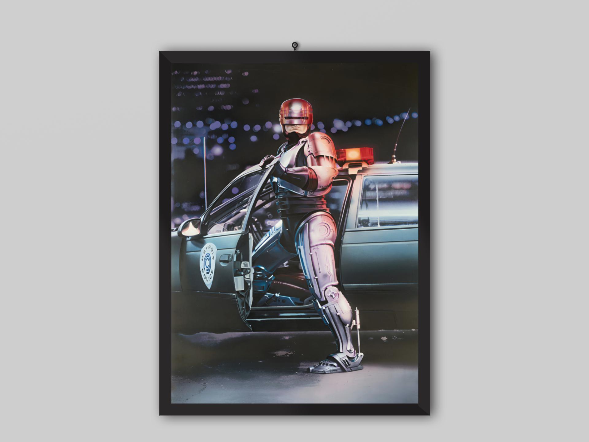 RoboCop 1987 Movie Poster. Paul Verhoeven Movie. Peter Weller, Nancy Allen, Dan O'Herlihy. Movie Poster, Vintage Poster.