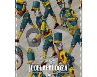 ロラパルーザ 2017 Pixelpancho シカゴ、米国 ビンテージ