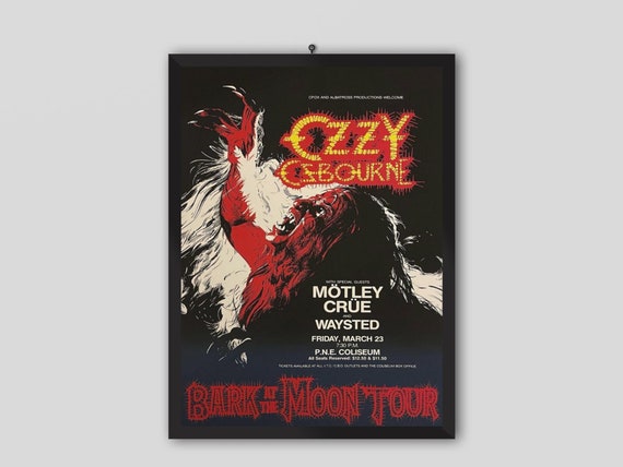Ozzy Osbourne, Mötley Crüe 1984 Vancouver Vintage Concert