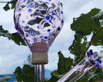Blown Glass  Hummingbird Feeder MADE to ORDER