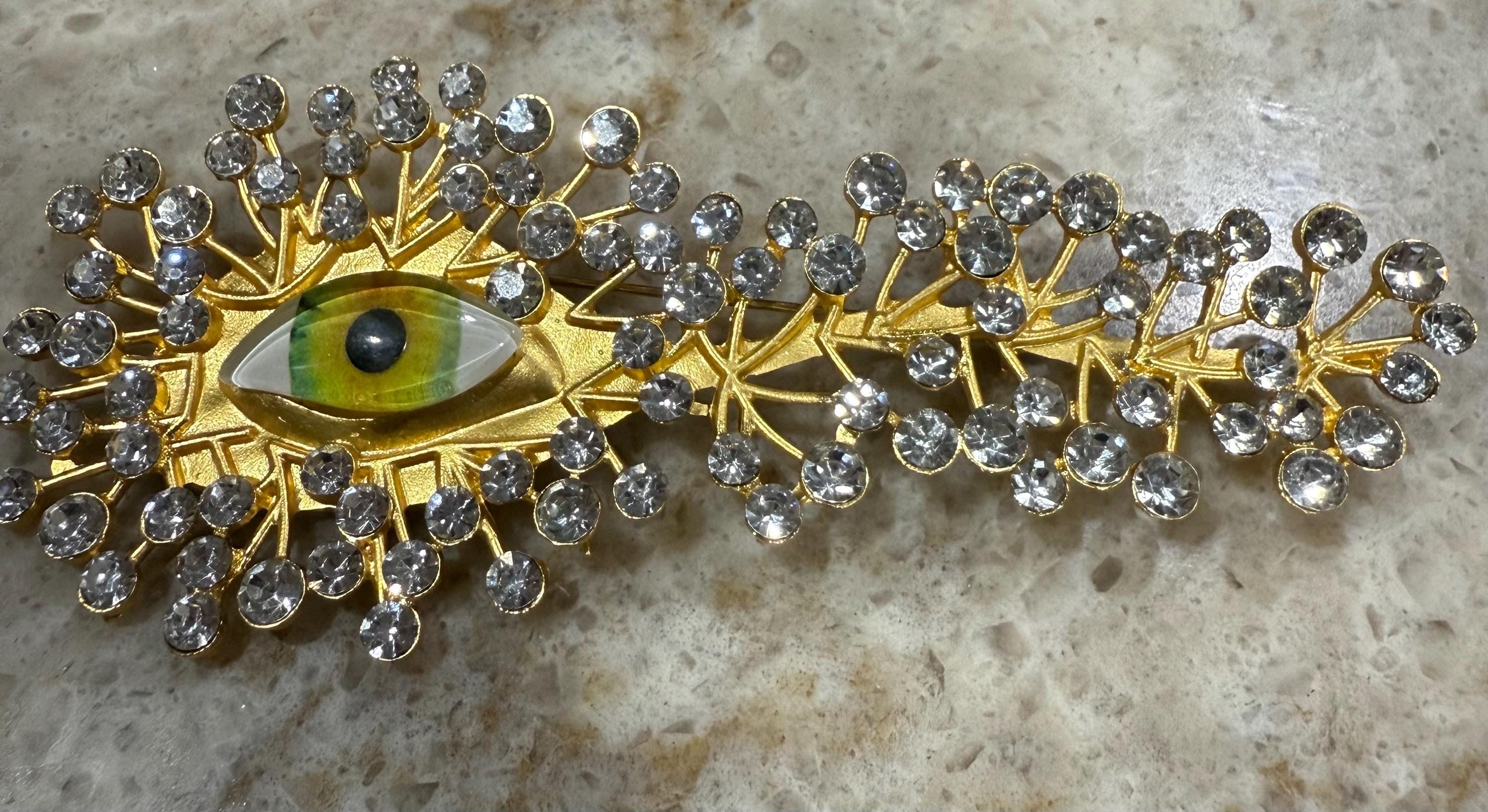 Schiaparelli Inspired Brooch - Etsy