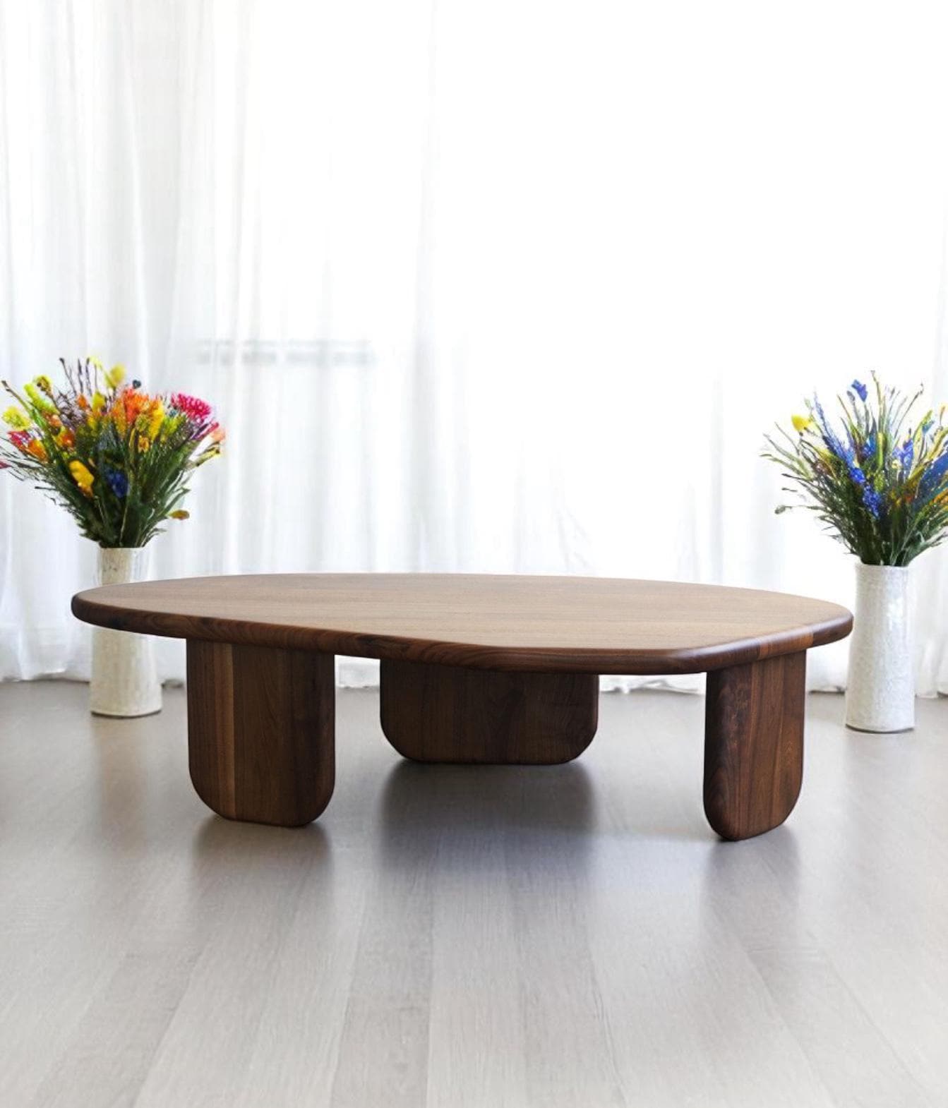Mid-century Modern Coffee Table, Small Coffee Table, Wooden Coffee ...