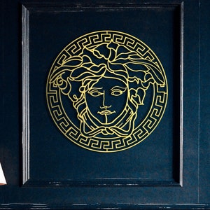 Arte murale in metallo raffigurante la mitologia greca Medusa, decorazione murale con simbolo Medusa, decorazione murale unica, regalo di inaugurazione della casa, regalo per la festa della mamma