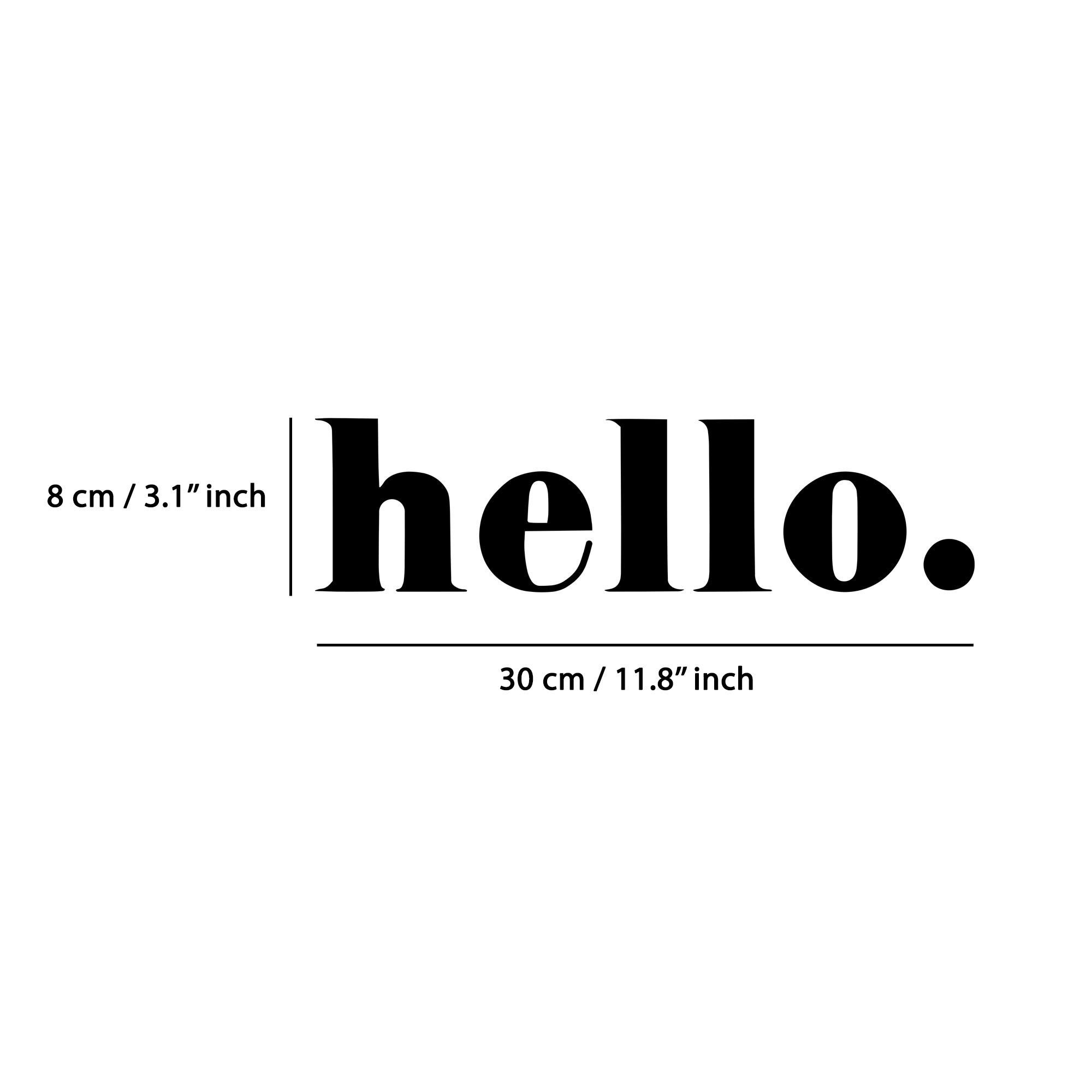 Textured Black Metal Hello Sign - Front Door Wall Art - Etsy