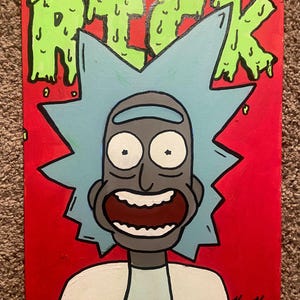 Rick and Morty Wall Decor Canvas Art Painting
