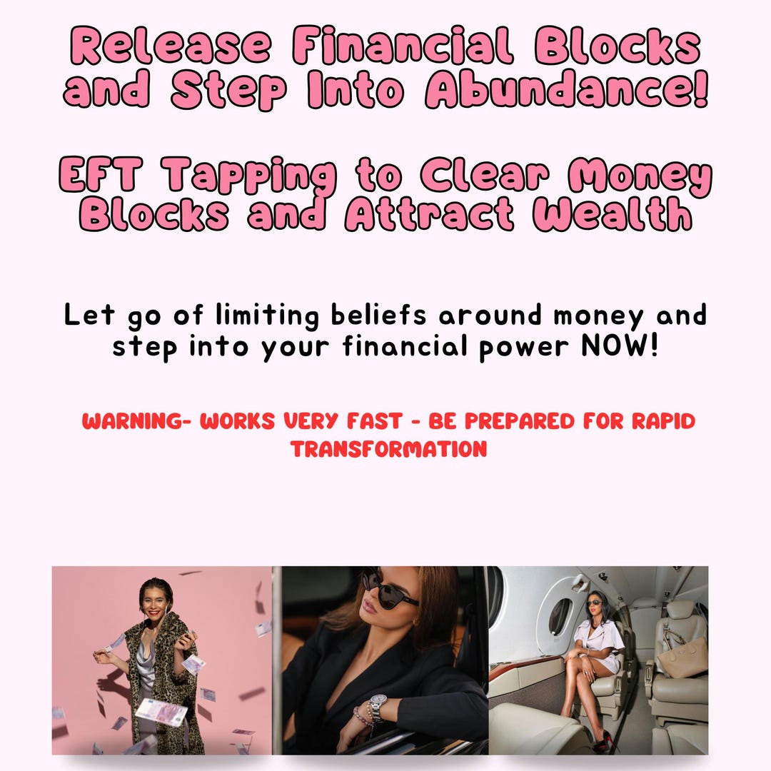 EFT Tapping for Money | Release Money Blocks & Attract Wealth ...
