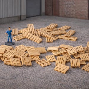 Pallets voor Modeltreinen in H0-schaal