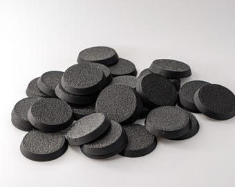 Socles ronds 25/28,5/32/40/50/60/80/90/100/130/160mm Warhammer 40000 40k Age of sigmar AOS