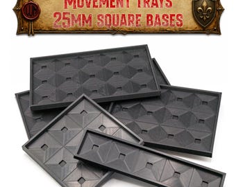 Plateau de déplacement | Plateau de mouvement | Socles 25mm