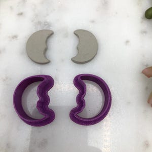 Moon with Man 101 Clay Cutter Set for Earrings