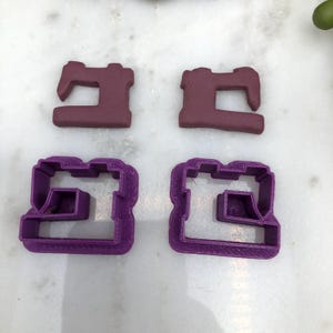 Sewing Machine 100 Clay Cutter Set for Earrings