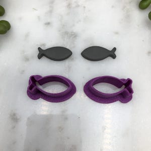 Jesus Fish Clay Cutter Set for Earrings