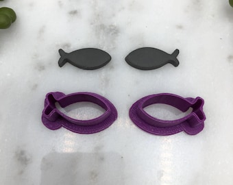 Jesus Fish Clay Cutter Set for Earrings