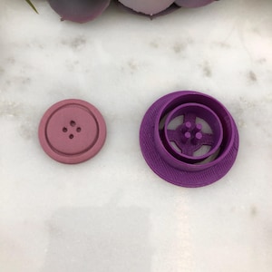 Emporte-pièce en forme de bouton pour boucles d'oreilles